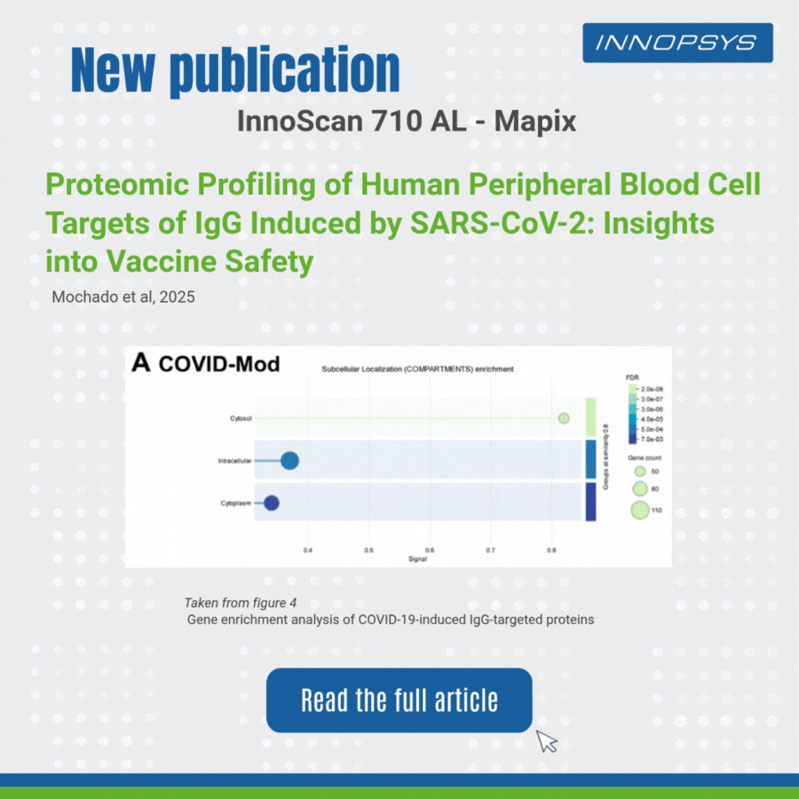 InnoScan 710-IR Microarray Scanner Enables Critical Insights into COVID-19 Autoantibody Responses